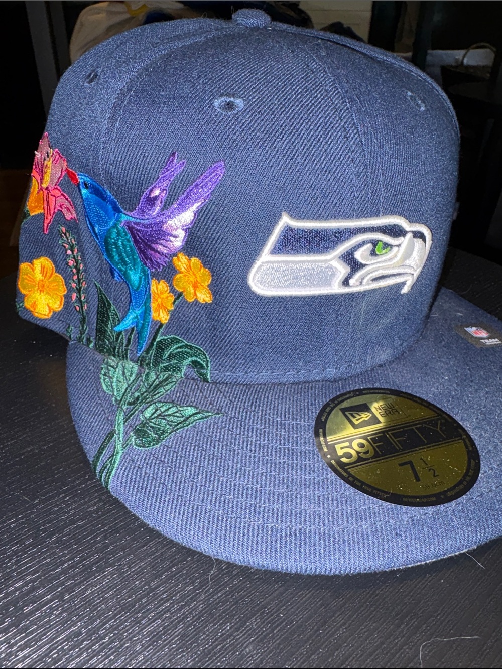 New Era 59FIFTY Seattle Seahawks Blooming Fitted Hat 7 1/2